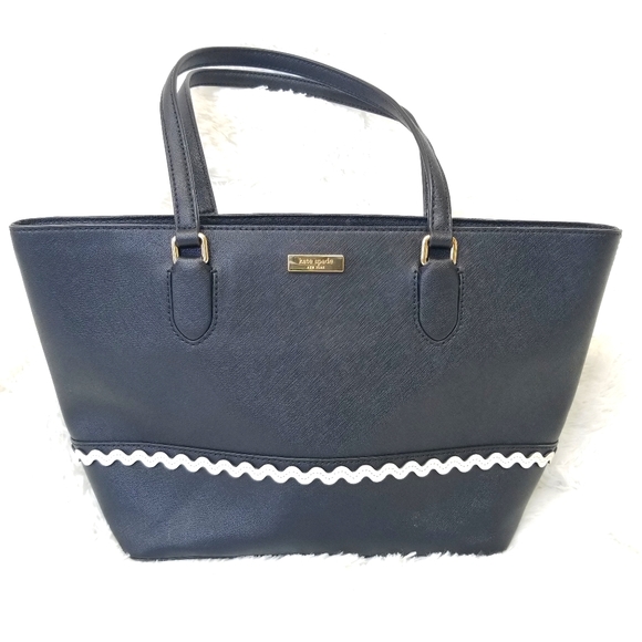 Kate Spade New York Leather Tote Black Bag